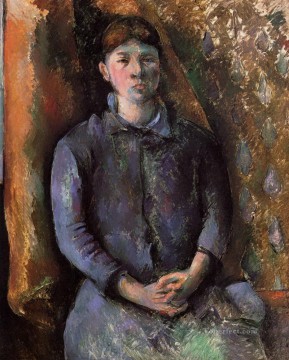 Paul Cezanne Painting - Portrait of Madame Cezanne Paul Cezanne
